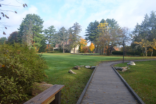 Blodgett Hall in autumn