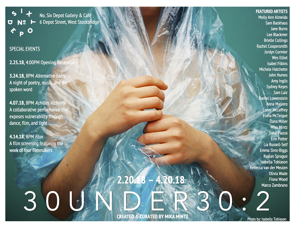 30under30 exhibit poster