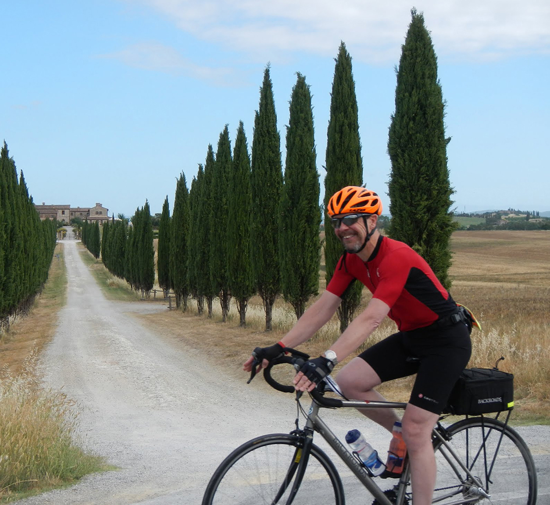 Chemistry Professor David Myers took up cycling two years ago, while in Australia on sabbatical from Bard College at Simon’s Rock, and has paired his growing interest in the sport with helping others.