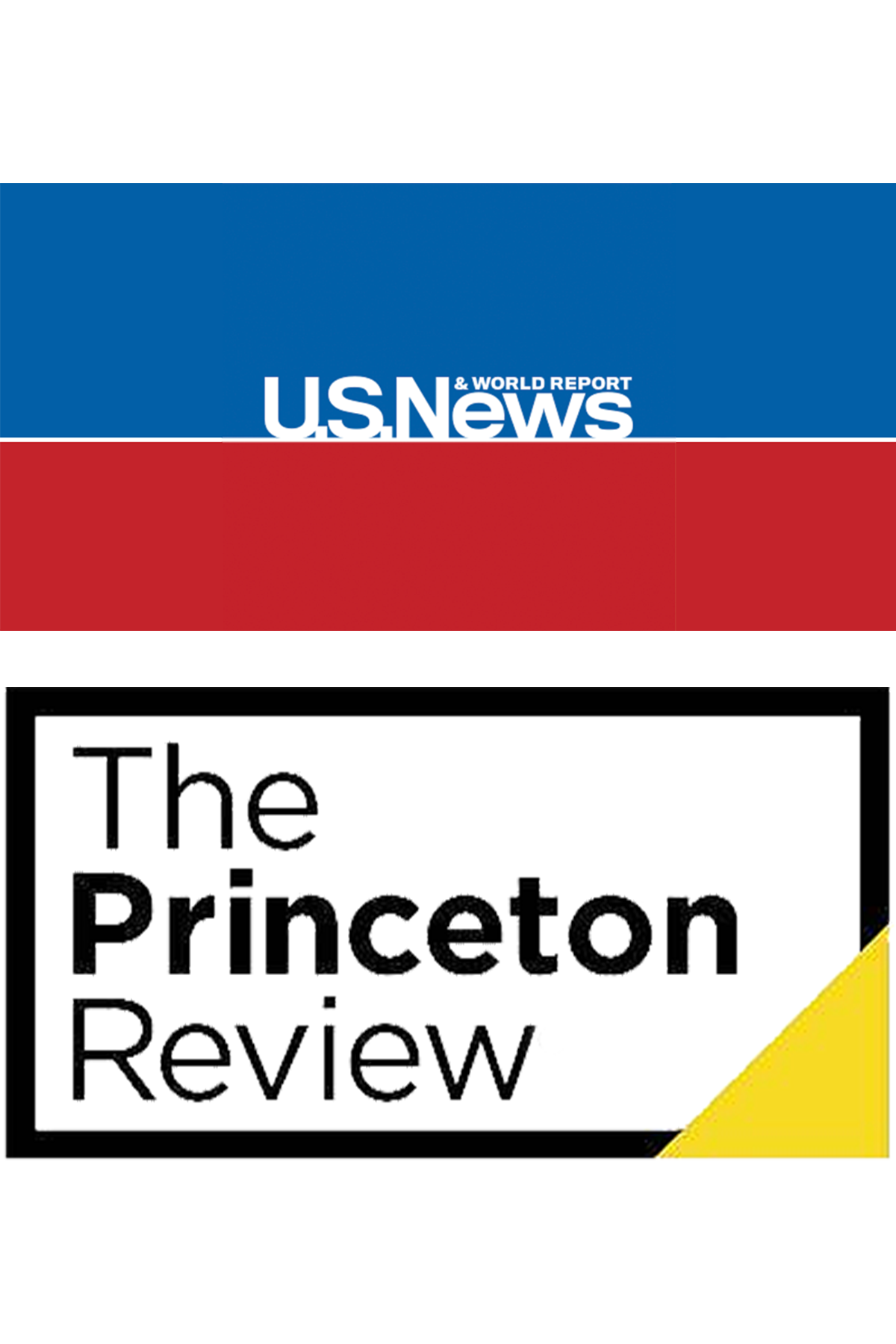 US News and Princeton Review logos