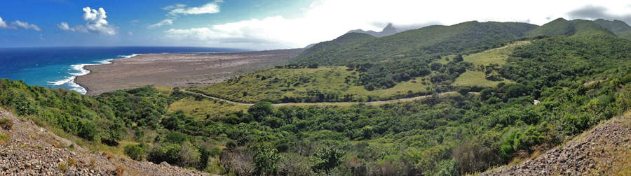 Panoramic view in Montserrat