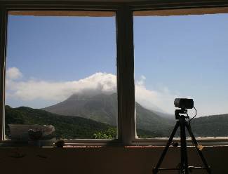 Volcano being monitored, Montserrat