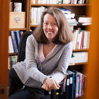 Professor Maryann Tebben in her office.