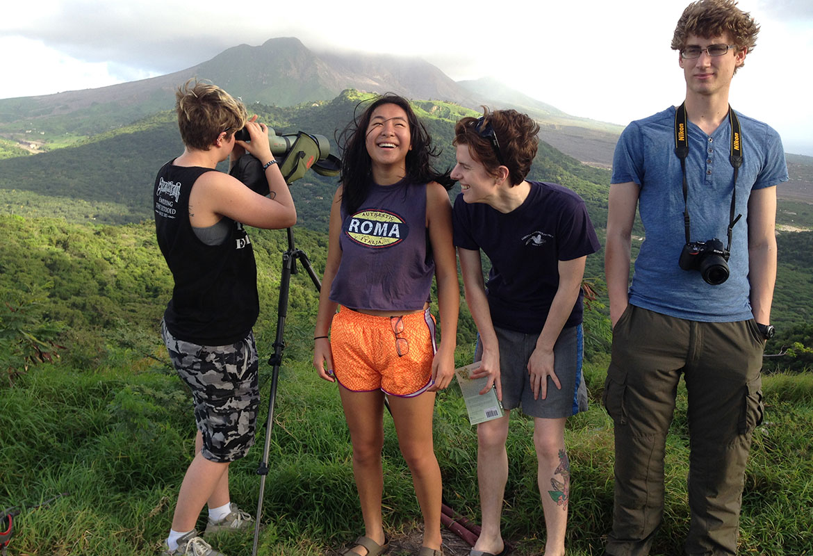 Students in Natural Science Study Abroad