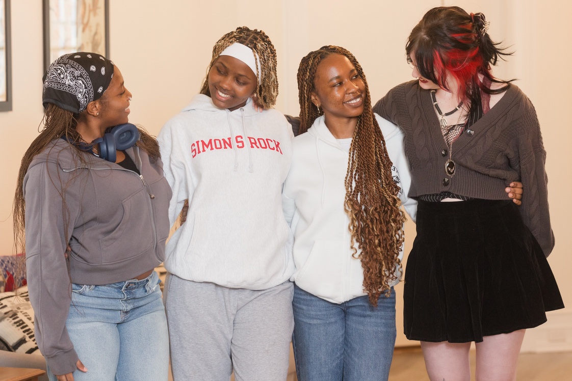 Four female Simon's Rock students