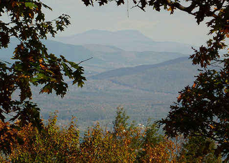 View of the Berkshire Mountains